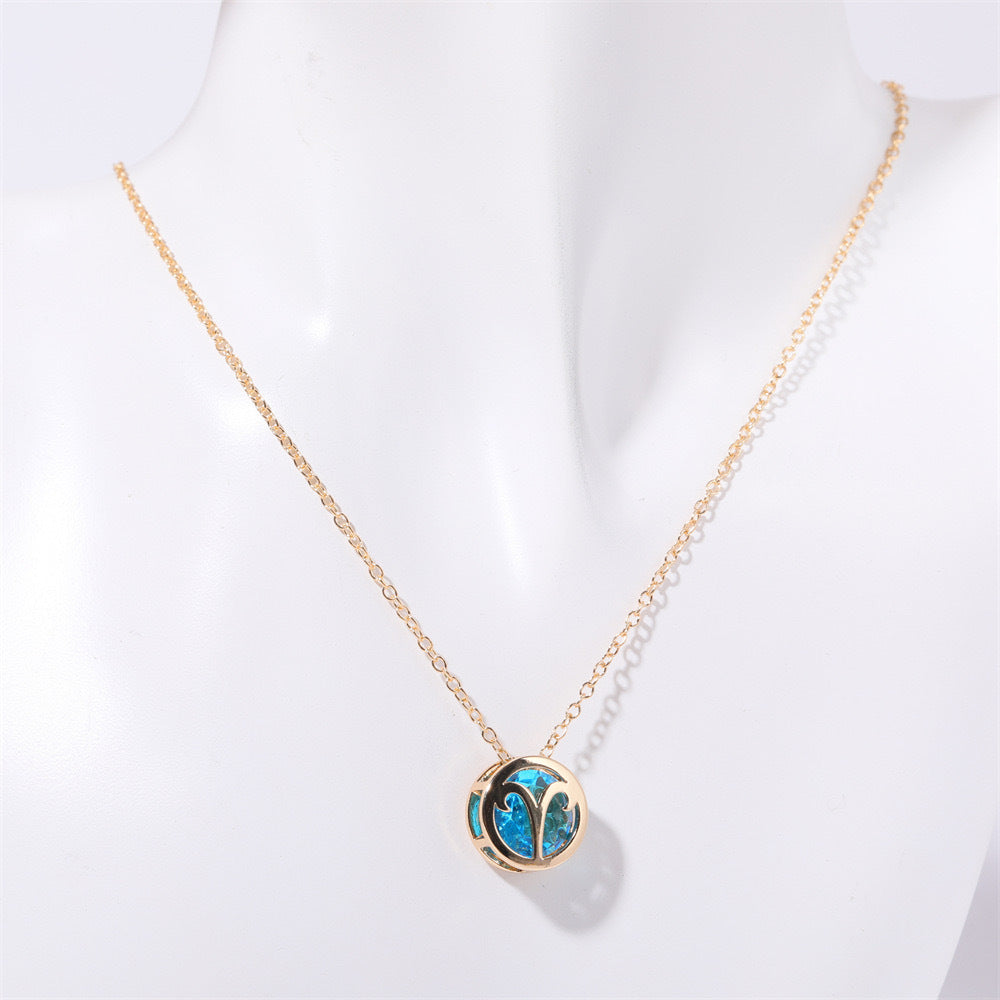 Naszyjnik Zodiaku - Dwustronna Twarz