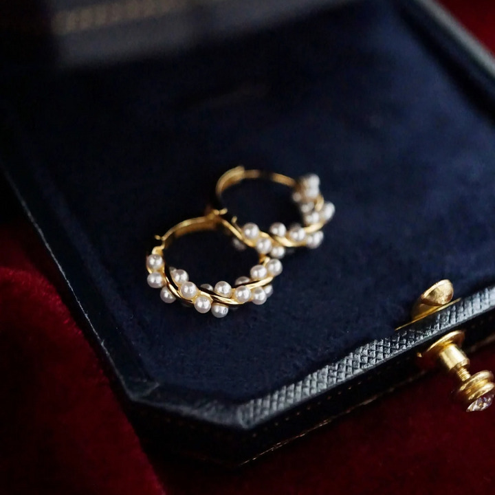 TWISTED PEARL EARRINGS (PARA)