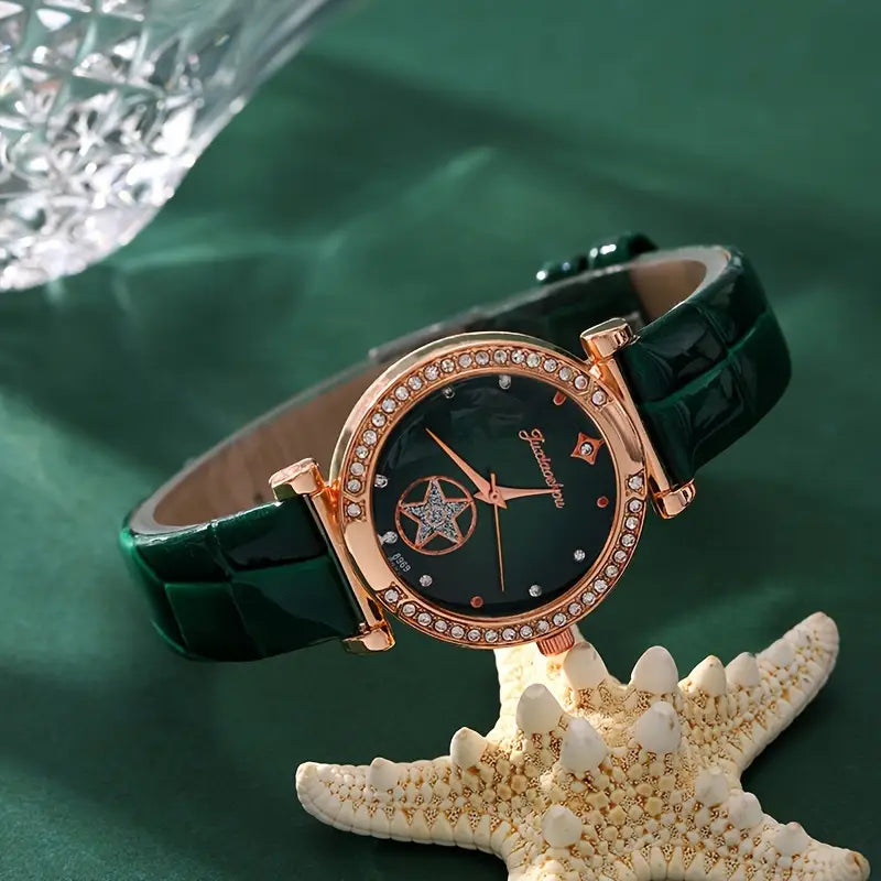 Verdantra Timecourt Komplet Biżuterii Złoto