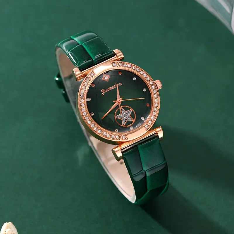 Verdantra Timecourt Komplet Biżuterii Złoto