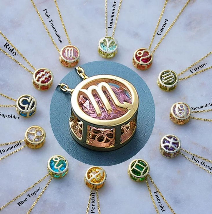 Dwustronny Naszyjnik Zodiak