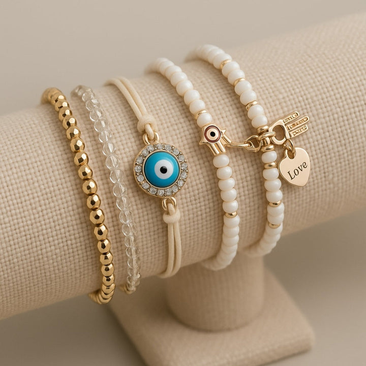 Zestaw Bransoletek Hamsa