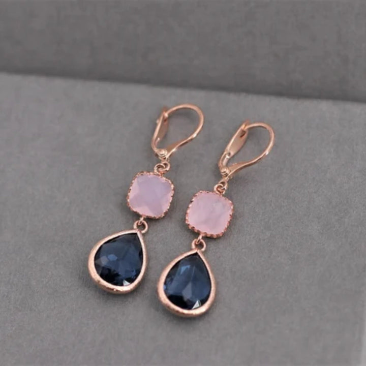 Kolczyki Luksusowe Kamienie Naturalne