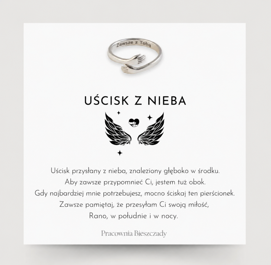 Otulony miłością - pierścień do przytulania