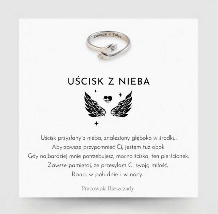 Otulony miłością - pierścień do przytulania
