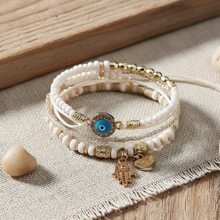 Zestaw Bransoletek Hamsa
