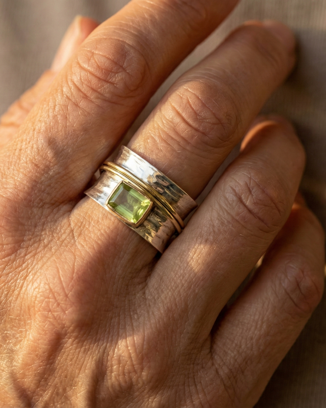 Pierścionek Naturalny Kamień Szlachetny