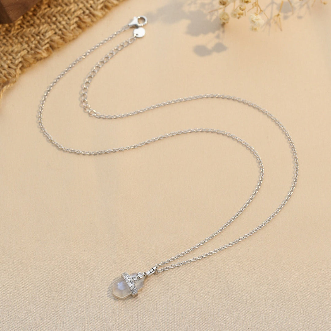 Naszyjnik Ema - Kamień Księżycowy