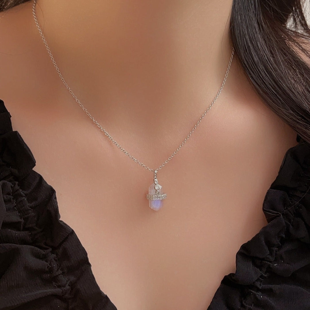 Naszyjnik Ema - Kamień Księżycowy