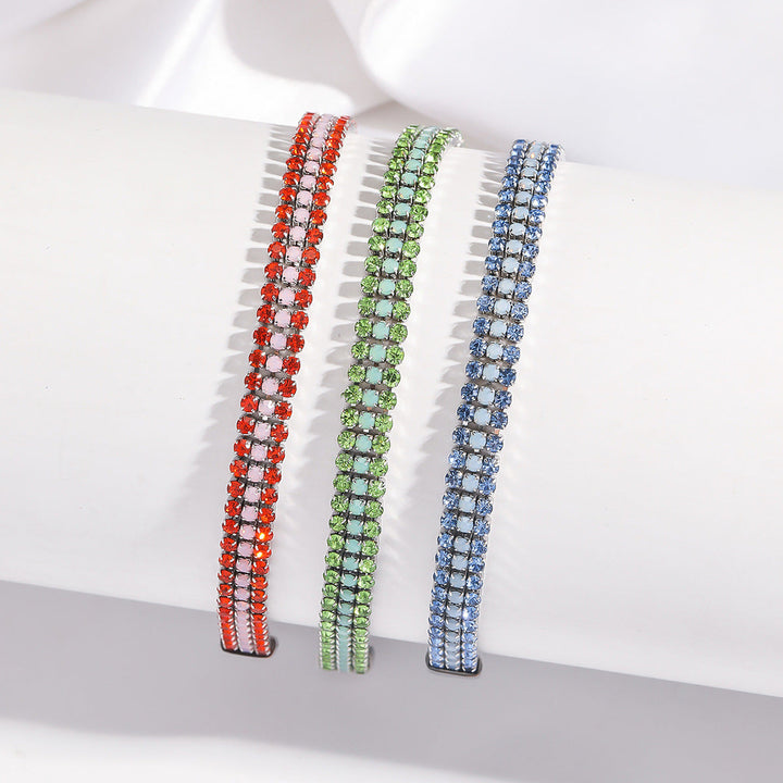 Bransoletka Signature Shine | Białe Złoto