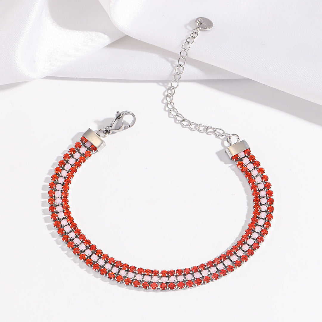 Bransoletka Signature Shine | Białe Złoto