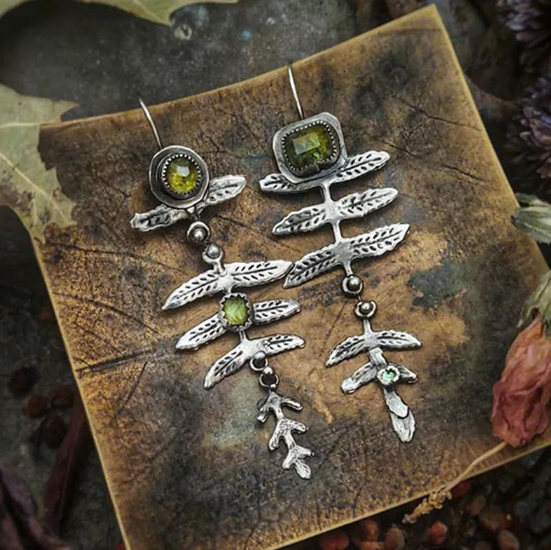 Kolczyki Moda Liść