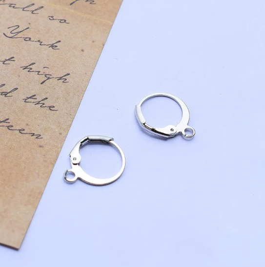 Haczyki Kolczyków Posłane Miedzią