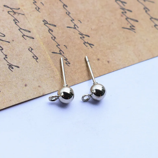 Haczyki Kolczyków Posłane Miedzią