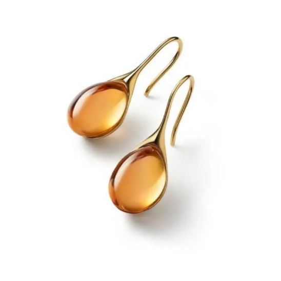 Kolczyki z Inkrustowanym Opalem