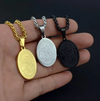 Naszyjnik Owalny - Portret Anioła Stal Nierdzewna