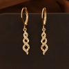 Kolczyki Shimmer Twist Ava | Złote