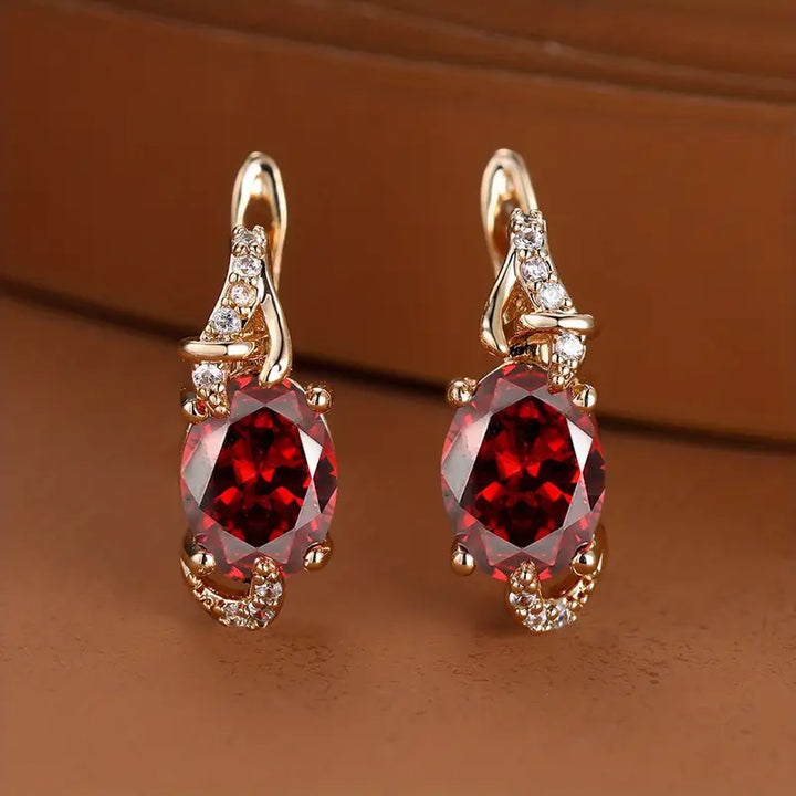 Kolczyki Crimson Twilight Drop
