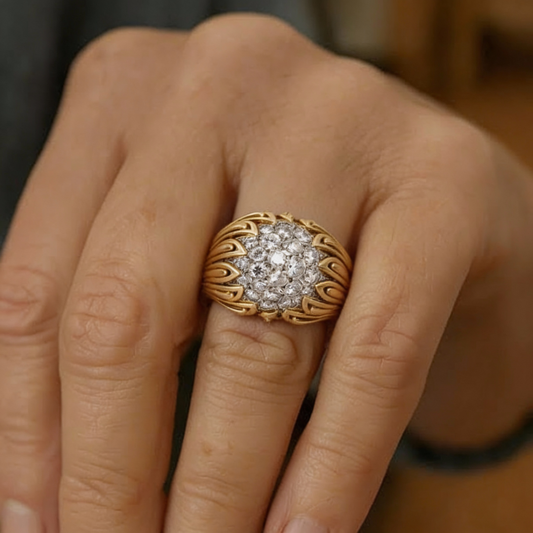 Pierścionek Vintage w Złocie