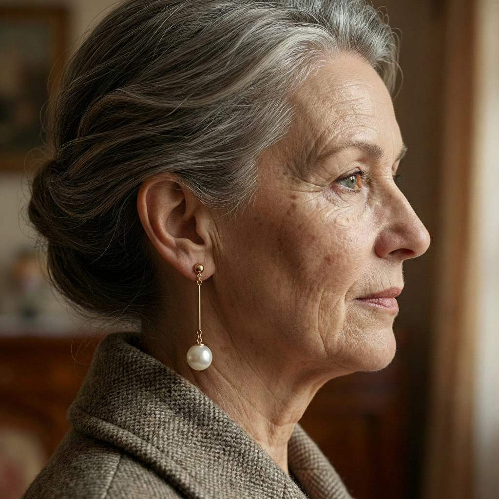 Kolczyki Wisące Luksusowe Perły