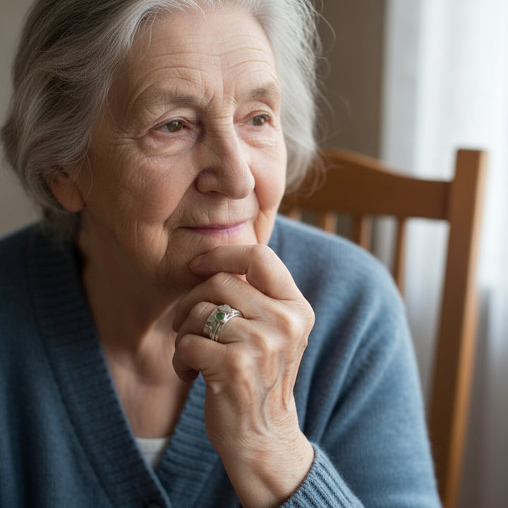Pierścionek Stary Serce w Srebrze