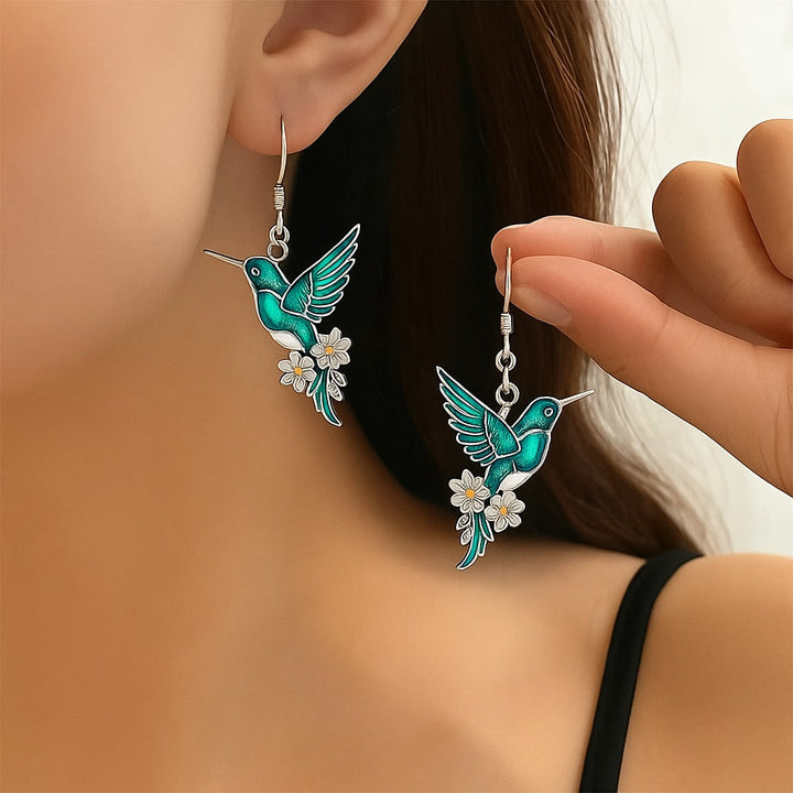 Naszyjnik Kolibri + Kolczyki Gratis - Limitowana Oferta