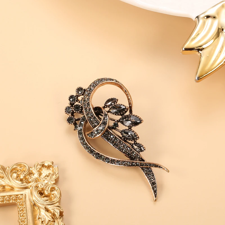 Kolczyki Czarne Eleganckie Cyrkonie