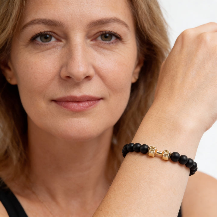 Bransoletka aromaterapeutyczna z kamieni lawy