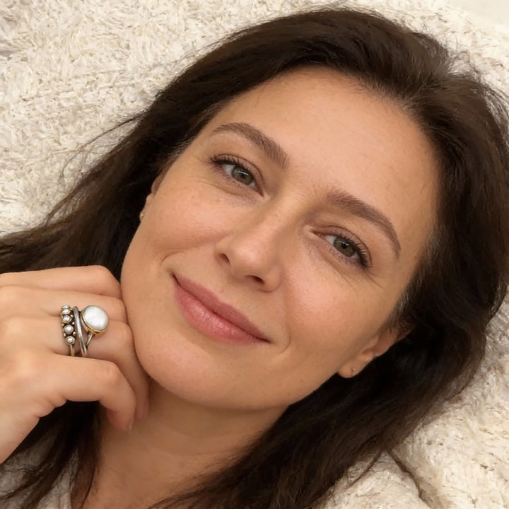 Pierścionek Vintage z Perłą