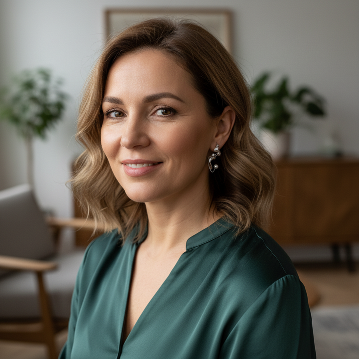 Vintage Abstrakcyjne Srebrne Kolczyki z Perłami