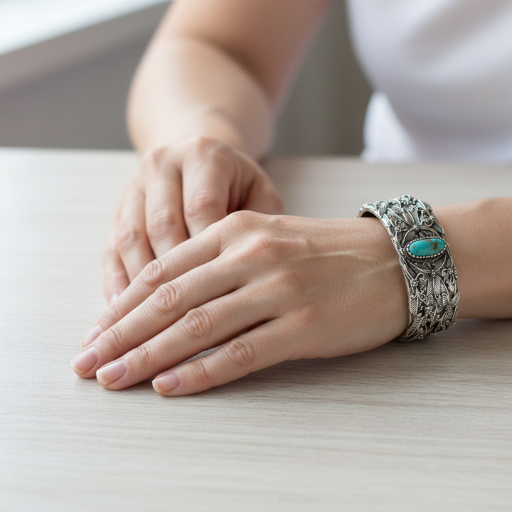 Bransoletka Vintage z Turkusem