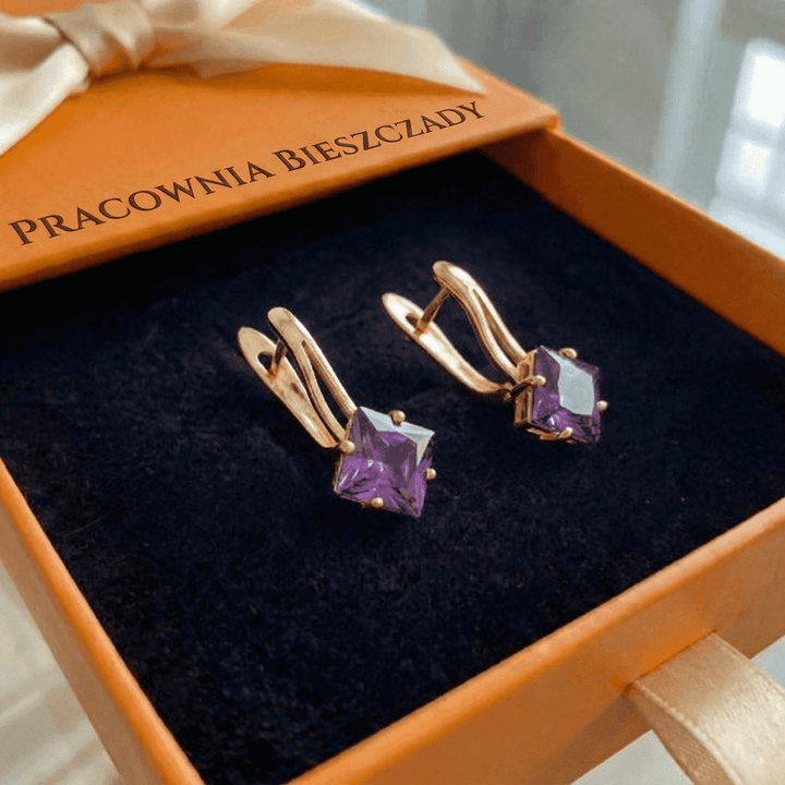 Kolczyki Zephira Crownlight | różowe złoto